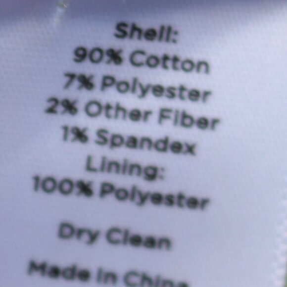 Talbots Plus Size Wide Petite Yellow White Boucle w Fringe Open Jacket Sz 16WP - Picture 9 of 9